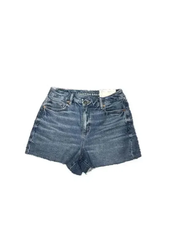 American Eagle Womens Curvy Stretch Denim Mom Short Us 6 NWT - Picture 2 of 3